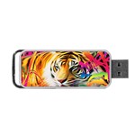 Tiger In The Jungle Portable USB Flash (One Side) Front