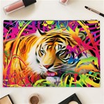 Tiger In The Jungle Cosmetic Bag (XXL) Back