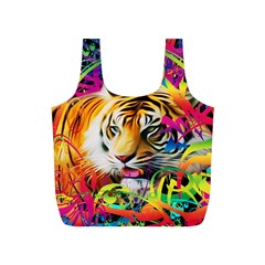 Tiger In The Jungle Full Print Recycle Bag (S)