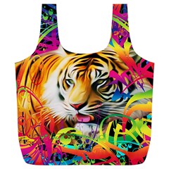 Tiger In The Jungle Full Print Recycle Bag (XL)