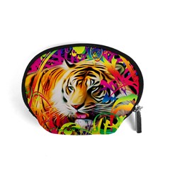 Tiger In The Jungle Accessory Pouch (small) by icarusismartdesigns