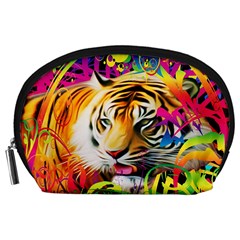 Tiger In The Jungle Accessory Pouch (Large)