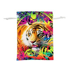 Tiger In The Jungle Lightweight Drawstring Pouch (l) by icarusismartdesigns