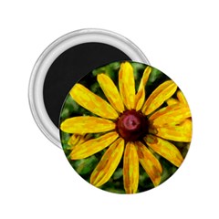 Sunflower Painting 2 25  Magnets by ExtraGoodSauce