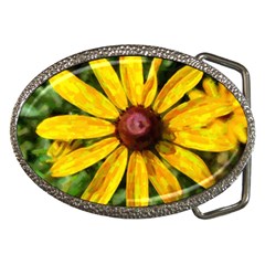 Sunflower Painting Belt Buckles by ExtraGoodSauce