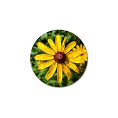 Sunflower Painting Golf Ball Marker (4 Pack) by ExtraGoodSauce