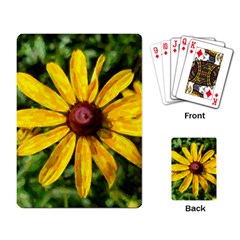 Sunflower Painting Playing Cards Single Design (rectangle) by ExtraAwesomeSauce