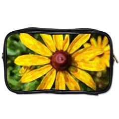 Sunflower Painting Toiletries Bag (one Side) by ExtraGoodSauce