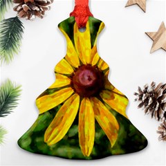 Sunflower Painting Ornament (christmas Tree)  by ExtraGoodSauce