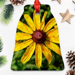 Sunflower Painting Ornament (bell) by ExtraAwesomeSauce