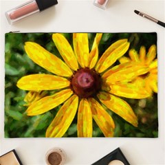 Sunflower Painting Cosmetic Bag (xxl) by ExtraAwesomeSauce