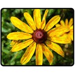 Sunflower Painting Double Sided Fleece Blanket (Medium)  58.8 x47.4  Blanket Front