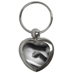 Black And White Snake Key Chain (heart) by ExtraGoodSauce