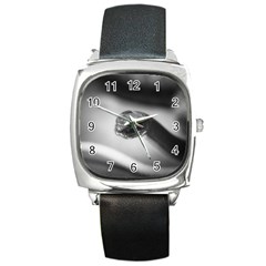 Black And White Snake Square Metal Watch by ExtraGoodSauce