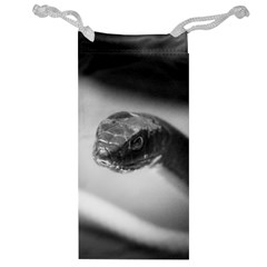 Black And White Snake Jewelry Bag by ExtraAwesomeSauce