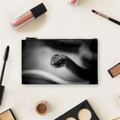 Black And White Snake Cosmetic Bag (small) by ExtraGoodSauce