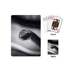 Black And White Snake Playing Cards Single Design (mini) by ExtraGoodSauce