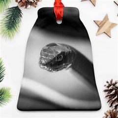 Black And White Snake Bell Ornament (two Sides) by ExtraAwesomeSauce