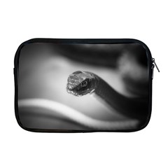 Black And White Snake Apple Macbook Pro 17  Zipper Case by ExtraGoodSauce