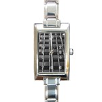 Urban Environment Rectangle Italian Charm Watch Front