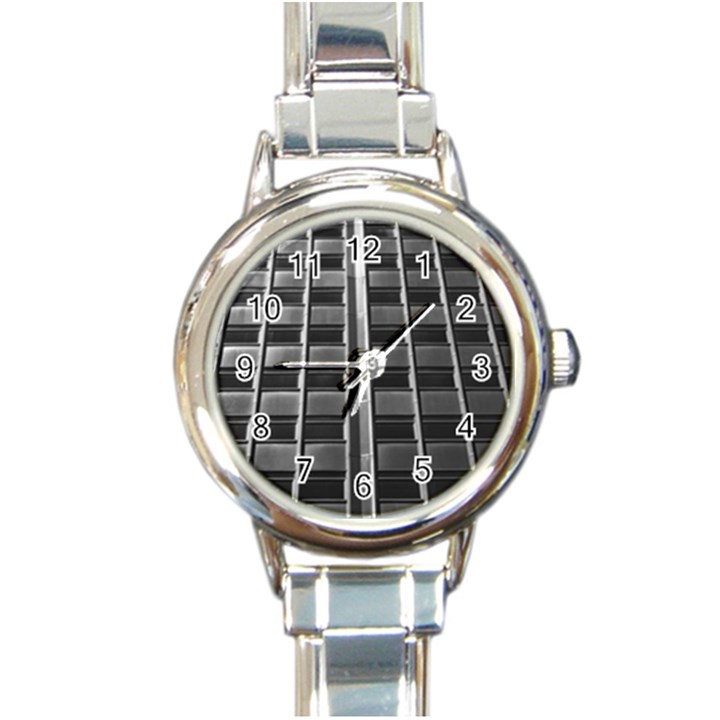 Urban Environment Round Italian Charm Watch