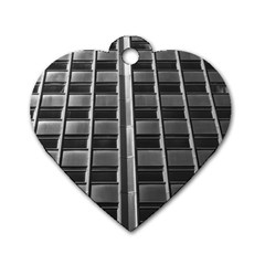 Urban Environment Dog Tag Heart (two Sides) by ExtraGoodSauce