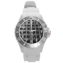 Urban Environment Round Plastic Sport Watch (l) by ExtraGoodSauce