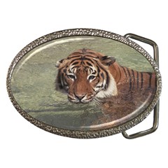 Swimming Tiger Belt Buckles by ExtraGoodSauce