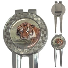 Swimming Tiger 3-in-1 Golf Divots by ExtraGoodSauce