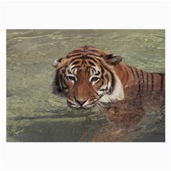 Swimming Tiger Large Glasses Cloth by ExtraGoodSauce