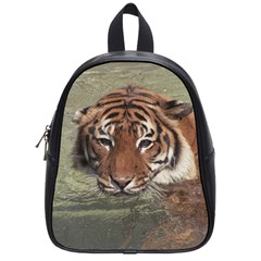 Swimming Tiger School Bag (small) by ExtraGoodSauce