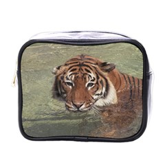 Swimming Tiger Mini Toiletries Bag (one Side) by ExtraGoodSauce