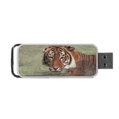 Swimming Tiger Portable Usb Flash (one Side) by ExtraGoodSauce