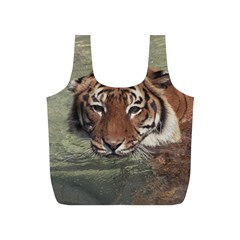 Swimming Tiger Full Print Recycle Bag (s) by ExtraGoodSauce