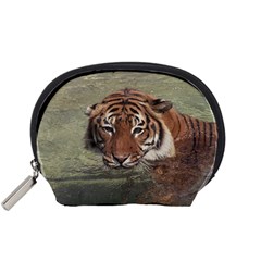 Swimming Tiger Accessory Pouch (small) by ExtraGoodSauce