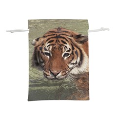 Swimming Tiger Lightweight Drawstring Pouch (m) by ExtraGoodSauce