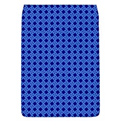 Basket Weave Basket Pattern Blue Removable Flap Cover (l) by Dutashop