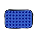 Basket Weave Basket Pattern Blue Apple iPad Mini Zipper Cases Front