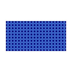 Basket Weave Basket Pattern Blue Yoga Headband by Dutashop