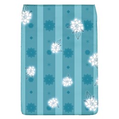 Gardenia Flowers White Blue Removable Flap Cover (l) by Dutashop