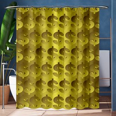 Account Dollar Shower Curtain 60  X 72  (medium)  by Dutashop