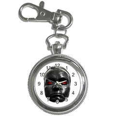 Creepy Black Man Mask Print Key Chain Watches by dflcprintsclothing