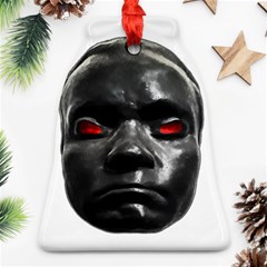 Creepy Black Man Mask Print Bell Ornament (two Sides) by dflcprintsclothing