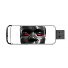 Creepy Black Man Mask Print Portable Usb Flash (one Side) by dflcprintsclothing