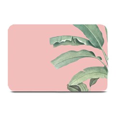 Banana Leaf On Pink Plate Mats by goljakoff