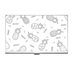 Pineapples Doodles Business Card Holder by goljakoff