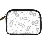 Pineapples doodles Digital Camera Leather Case Front