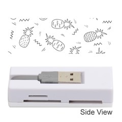 Pineapples Doodles Memory Card Reader (stick) by goljakoff