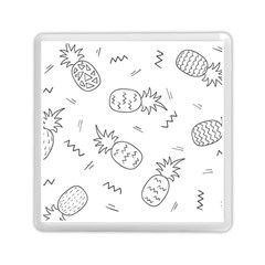 Pineapples Doodles Memory Card Reader (square) by goljakoff