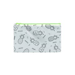 Pineapples Doodles Cosmetic Bag (xs)